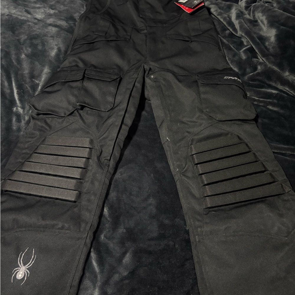 Spyder Men's Dark Cargo Pants with Spider Logo